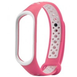 Ремешок для фитнес браслета Mi Band 3 и Mi Band 4 Розовый