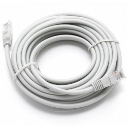 LAN интернет кабель 20 метров Белый LAN интернет кабель 20 метров Белый