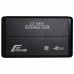 Внешний карман Frime Sata HDD\SSD 2.5, USB 2.0 metall Черный