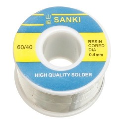Припой SANKI (Sn60Pb40) 0.4 мм 225 гр