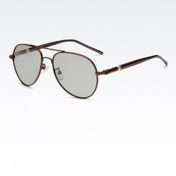 Фотохромные поляризованные очки "Капли", "Авиатор" YJ-079 Бронзовый Фотохромные поляризованные очки "Капли", "Авиатор" YJ-079 Бронзовый