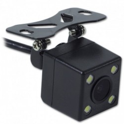 Автомобільна камера заднього огляду 4 Led світлодіода Чорний
