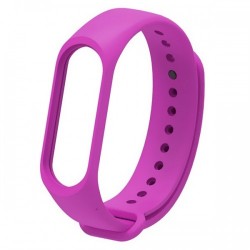 Ремешок для фитнес браслета Mi Band 3 и Mi Band 4 Фиолетовый