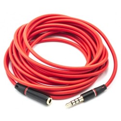 Удлинитель 3.5 Jack AUX Красный Удлинитель 3.5 Jack AUX Красный