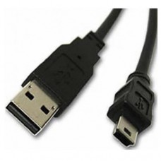 Кабель mini USB (DKE-2) довжина 0,8 метра Чорний