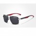 Сонцезахисні окуляри KINGSEVEN 7719 з футляром Чорний+Срібло+Червоний