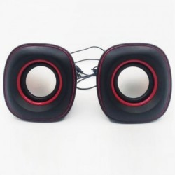 Комп'ютерні колонки G-System G105 Чорний+Червоний