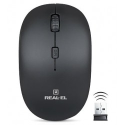 Беспроводная компьютерная мышь Real RM-301 Черный