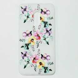 Бампер для Xiaomi Redmi Note 4X з квітами Білий