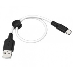 Кабель Hoco X21 Plus Type-C длина 0.25 метра Черный+Белый