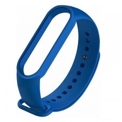 Ремешок для фитнес браслета Mi Band 5 / Mi Band 6 Синий