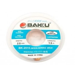 Очищувач припою Baku BK-2515 2,5 мм. Очищувач припою Baku BK-2515 2,5 мм.