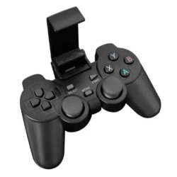 Беспроводной геймпад для Android Phone/PC/PS3/TV Box с креплением для телефона и OTG переходником Черный