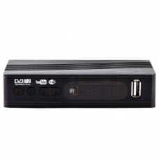 Цифровий T2 тюнер UKC HD-0967 з підтримкою WiFi Чорний