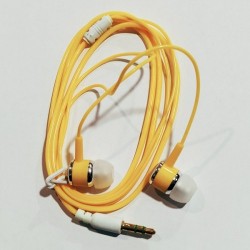 Вакумні навушники MP3 Жовтий