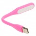 USB гнучка Led підсвітка Рожевий