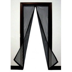 Магнитная сетка на дверь Magic Mesh 190х100 см. Черный Магнитная сетка на дверь Magic Mesh 190х100 см. Черный