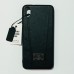 Бампер кожаный для Xiaomi Redmi 7A Черный