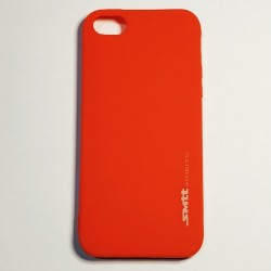 Бампер для iPhone 5/5S/5SE Smit силиконовый Красный