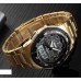 Кварцевые Mилитари часы Skmei 1370 Золотой