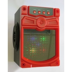 Портативная колонка чемодан KX93 Красный