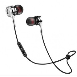 Наушники Bluetooth вакуумные BM5 Серебристый