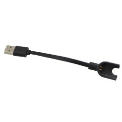 Зарядний кабель для фітнес браслета Mi Band 3 Чорний