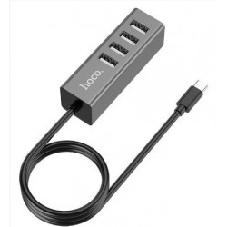 USB HUB Hoco HB1 Type-C 4 USB Черный USB HUB Hoco HB1 Type-C 4 USB Черный