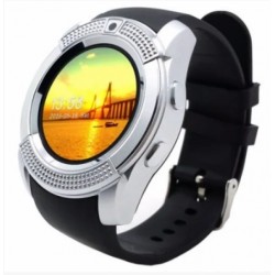 Смарт часы Smart Watch V8 Серебристый+Белый