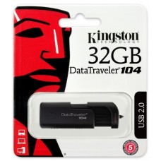 USB Flash накопитель Kingston DT104 32 GB Черный