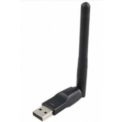 WiFi USB адаптер RT5370 IC подходит для тюнеров Т2 Черный WiFi USB адаптер RT5370 IC подходит для тюнеров Т2 Черный