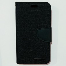 Универсальный чехол книжка для телефона 4,8 - 5,3  дюймов Черный