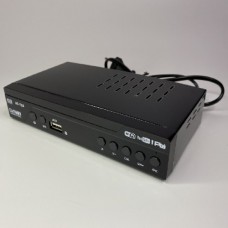 Тюнер цифрового телебачення AT-786 з підтримкою адаптера WiFi Чорний