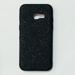 Бампер для Samsung A320 з блискітками Чорний Бампер для Samsung A320 з блискітками Чорний