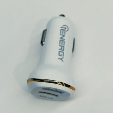 Автомобільний зарядний пристрій iEnergy CA-02 2.1А Білий