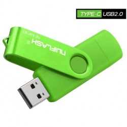 OTG USB 2.0 Flash накопичувач 32 GB Type-C Зелений OTG USB 2.0 Flash накопичувач 32 GB Type-C Зелений