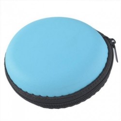 Чехол для наушников Голубой Чехол для наушников Голубой