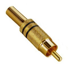 Роз'єм RCA Золотой Роз'єм RCA Золотой