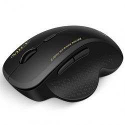 Бездротова ергономічна комп'ютерна мишка 6 кнопок Чорний