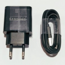 Сетевое зарядное устройство Samsung S9 2A Fast charge micro USB Черный