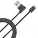 Кабель Hoco UPM 10 micro USB угловой длина 1.2 метрa Черный