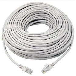 LAN интернет кабель 30 метров Белый LAN интернет кабель 30 метров Белый