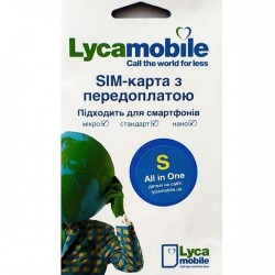 Стартовий пакет LycaMobile "S" Стартовий пакет LycaMobile "S"