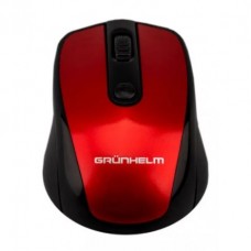 Компьютерная безпроводная мышка Grunhelm M-106WL Черный+Красный