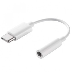 Аудио переходник JH-007 Type-C to 3.5 Jack (AUX) Белый
