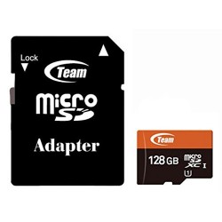 Карта Памяти Team Group Micro SD 128GB 10 Class Черный