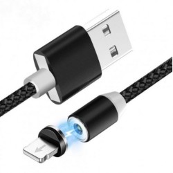 Магнітний кабель Lightning X-cable довжина 1 метр Чорний