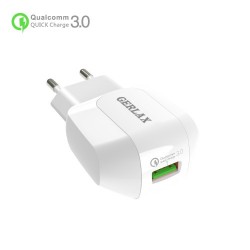 Мережевий зарядний пристрій Gerlax GA-10F 3A Type-C Білий Мережевий зарядний пристрій Gerlax GA-10F 3A Type-C Білий
