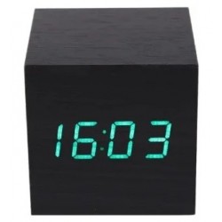 Настольные часы VST 869 Белая подсветка Черный