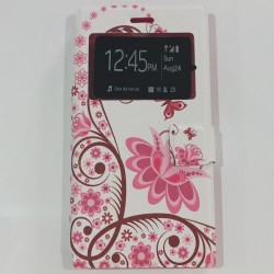 Универсальный чехол книжка для телефона 5,5 дюймов Белый Универсальный чехол книжка для телефона 5,5 дюймов Белый